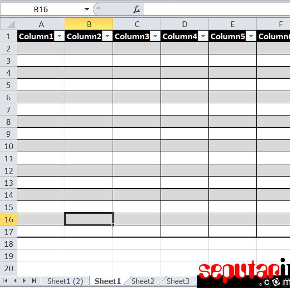 Cara Menduplikat Sheet Pada Microsoft Excel 2010
