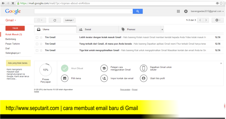 Cara Membuat Email Gmail Terbaru Dengan Mudah dan Cepat